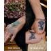 Inkbox Semi-Permanent Tattoo - Serepentina Design 6 x 3 in - Water-Resistant & Long Lasting - Lasts 1-2 Weeks - Buy Online on GoSupps.com