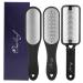 Oneleaf Professional pedicure kit Rasp Foot File Cracked Skin Corns Callus Remover for Extra Smooth and Beauty Foot with Bag-2pcs(Black)
