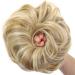 JJstar 2PCS Messy Bun Hair Pieces - Curly Fake Hair Donut Tousled Updo for Women - High Heat Resistant Synthetic Fiber Scrunchies (Dirty Blonde) - Buy Online on GoSupps.com