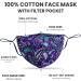 Women's Washable Face Mask with Nose Wire | 3-Layer Cotton | Glasses Friendly | Filter Pocket | Adjustable Straps | Pack of 2 (Floral - X) - Buy Online on GoSupps.com