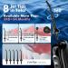 Buy Cordless Water Dental Flosser - 8 Jet Tips 300ML Portable & Rechargeable IPX7 Waterproof for Effective Teeth Cleaning - Perfect for Home & Travel (Black - Buy Online on GoSupps.com
