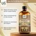 DAS NATURALS Organic Castor Oil | Cold-Pressed Castor Seed Oil | Premium Grade Carrier Oil | Hair Eyelashes and Eyebrow | Skin Hair & Body Use | 16 fl oz - Buy Online on GoSupps.com