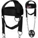 AQF adjustable head harness diving neck builder with D-hook attachment weight lifting chain dishes for neck trainers unit size