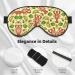 Lobster and Lemon Print Unisex Eye Mask | Soft Comfort Sleep Shade for Travel & Yoga - Buy Online on GoSupps.com