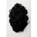 WIG ME UP Q0147-1B Hairpiece Bun - Short Voluminous Braid Curls with Butterfly Clip - Black - International Shipping Available - Buy Online on GoSupps.com