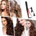 Hair Curling Wand - Hair Curler for Women Hair Straightener and Curler 2 in 1 Portable Automatic Hair Curler Wand for Long Short Hair Red US - Buy Online on GoSupps.com