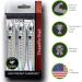 Catfish Rattling Line Float Lure 3-Pack - Demon Dragon Style Peg for Santee Rig Fishing - 4 inch Threadfin Shad - Buy Online on GoSupps.com