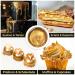 Premium Edible Metallic Gold Food Coloring & Glitter - 25ml Liquid for Drinks & Desserts - Buy Online on GoSupps.com