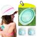 Sunscreen Applicator for Kids 2pc Roll On Sun Block Applicator with Protective Caps 1pc Foldable Silicone Makeup Brush Cleaner Bowl 1pc Reusable Bag 1pc Hooks Clips