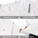 MoFiz UV Shirt for Men - Quick-Drying Rashguard Swimming T-Shirt for Surfing & Hiking - Lightweight Functional White L - Buy Online on GoSupps.com