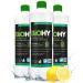 Biohy floor cleaner (3 x 1 liter) |Concentrate for all cleaning devices and all hard floors |Pleasant smell and streak -free cleaning |Ideal for laminate PVC & Stein |Organic concentrate 1 l (3 -pack)