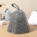 Kisangel Unisex Russian Sauna Hat - 2 Pieces Felt Bath Caps for Men & Women - Gray Sauna Accessories (34x23cm) - Buy Online on GoSupps.com