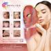 FDA Cleared 8-in-1 LED Light Therapy Face Mask for Anti-Aging & Dark Spot Removal + Ice Roller - Rose Gold - Buy Online on GoSupps.com