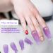 Nail Polish Gel Remover Tools Kit with Nail Remover Clips Nail File Nail Remover Pads Nail Brush purple - Buy Online on GoSupps.com