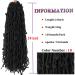 24 Inch Butterfly Locs Crochet Hair 6 Packs Pre-Looped Soft Distressed Extensions | 1B Color - Buy Online on GoSupps.com