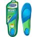 Dr. Scholl s Sport Insoles for Men's 8-14 // Superior Shock Absorption and Arch Support for Reduced Muscle Fatigue // 2 Count - Buy Online on GoSupps.com
