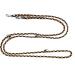 Lightweight 4-Way Adjustable Dog Linen for Small Dogs up to 15kg - 2.80m Robust Leash in Brownie (Black-Brown Beige) - Buy Online on GoSupps.com