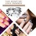 French Nail Trimmer Set with V Smile Line Cutter and Nail Brush - Stainless Steel Manicure Tools for DIY Nail Art (Silver) - Buy Online on GoSupps.com