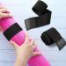 Honoson 4 Pcs Heavy Duty Nylon Yoga Mat Straps - Adjustable Bungee Bands for Exercise, Pilates, Gym - Black - Buy Online on GoSupps.com