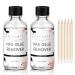 Makartt nail glue remover kit - 2 pieces nail glue remover 100 ml without acetone professional nail glue remover for nail tip art nail 2 50ml nail glue remover set