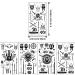 Konsait 130+ Tiny Pirate Temporary Tattoos for Kids Party, Black Viking Pirate Fake Body Art Stickers - Ideal for Birthday Gift & Pirate Party Supplies - Buy Online on GoSupps.com