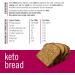 Fitbakes Keto Bread 2g Carbs 7g Protein Low Carb Bread Loaf High Protein Snacks Low Calorie Diet 16 slices - Buy Online on GoSupps.com