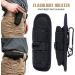LIVANS Tactical Flashlight Pouch Holster - Rotatable Holder with 360 Carabiner Clip, Black - Buy Online on GoSupps.com