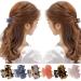 6 PCS Small Tortoise Claw Clips for Women - Mini Leopard Print Acrylic Hair Claws - Non-Slip Strong Hold French Design Jaw Clips - Buy Online on GoSupps.com