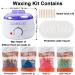 Waxing Kit with Hard Wax Beans for Painless Hair Removal - At Home Waxing Kit for Sensitive Skin - Includes Wax Warmer, Applicator Sticks - Ideal for Eyebrows, Armpits, Bikini, Brazilian - Women Men - Buy Online on GoSupps.com