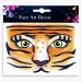 Animal Face Sticker Set - Leopard Tiger Lion Giraffe | Floral Festival & Halloween Body Paint Decoration | 4 Sheets for Stage Performance - Buy Online on GoSupps.com