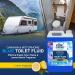 Elite Clean Caravan and Motorhome Toilet Cleaner | 2.5L Blue | Chemical Cleaning Fluid | 2.5L Pink Rinse Fluid Solution Cleaner | Motorhomes | Eco-Friendly | Formaldehyde Free - Buy Online on GoSupps.com