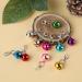 COMNICO 10 pcs Pet Bells for Dog Cat Collar Metal Round Collar Charms Loud Crisp Sound with Clasps Kitten Small Animal Pendant Accessories Christmas Decoration Jingle Bell(Colourful) - Buy Online on GoSupps.com