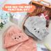 Microfiber Hair Wraps - Quick-Drying Anti-Frizz Hair Towels for Women & Kids | 2-Pack Cat Design in Pink & Gray - Buy Online on GoSupps.com