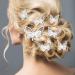 10pcs Butterfly Hair Clips White Embroidery Lace Hair Bobby Pins Barrettes Hair Accessory Alligator Clips for Women Girls Teens - Buy Online on GoSupps.com