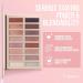 Professional Eyeshadow Palette - 16 Colors, Matte + Shimmer, Highly Pigmented, Natural Bronze Neutral Smoky Shades - Lamora Exposed Nude - Buy Online on GoSupps.com