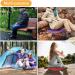 EEEKit 4 Pack Camping Cushion Seat 15x11inch Foam Hiking Seat Pad Foldable Sitting Mat Waterproof EVA Foam Sitting Pad for Backpacking Outdoor Picnic Mountaineering Stadium Travel for Adults Kids Orange Red Purple Blue - Buy Online on GoSupps.com
