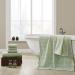 Amrapur Overseas 6-Piece Yarn Dyed Diamond Gate Jacquard Towel Set in Seafoam - Standard Size - Buy Online on GoSupps.com