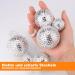 Zocipro 6-Piece Magnetic Acupressure Massage Balls & Rings Set - Stress Relief Therapy Hedgehog Balls for Finger Massage (32mm/47mm/56mm) - Buy Online on GoSupps.com