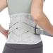 Adjustable Lower Back Support Belt for Men and Women - Relieve Sciatica and Herniated Disc Pain, Prevent Injuries with Breathable Lumbar Support Brace - Pure Grey (Size L) - Buy Online on GoSupps.com