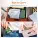 Lifewit Weekly Pill Organizer - 2x Daily Portable Travel 7-Day Lightproof Pill Box for Medicines Vitamins & Fish Oils - Green - Buy Online on GoSupps.com
