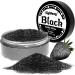 Edible Glitter for Drinks - 15g Lustre Dust Edible Sprinkles Paint for Desserts Cake Decorations Food Colouring Powder Paint for Chocolate Strawberries Drinks-Black