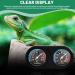 Kqcibz Reptile Tank Thermometer Hygrometer Temperature Humidity Monitor for Vivarium Terrarium - Buy Online on GoSupps.com