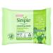 Simple Kind To Skin Cleansing Facial Wipes Pack of 7 Wipes