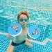 4 Pcs Water Exercise Discs - Hand Held Pool Resistance Set for Adults - Eva Foam Water Aerobic Equipment for Swimming Beginners - White and Blue - Buy Online on GoSupps.com