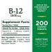Nature's Bounty Vitamin B12 1000mcg + Zinc 50mg + Magnesium 500mg | 200 Ct 250 Caplets | Pack of 1 - Buy Online on GoSupps.com