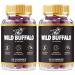 (2 Pack) Wild Buffalo Gummies Advanced Daily Support Formula with Premium Blend to Help Sustain Natural Energy Active Lifetyle & Daily Performance WildBuffalo Easy-to-Chew Gummys (120 Gummies)