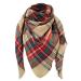 HANXIULIN women's scarf autumn scarf elegant luxurious scarf casual wrap scarf triangle winter scarf triangular scarf one size A