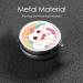 Rainbow Crown Cat Portable Metal Pill Box | 3-Compartment Mini Pill Organizer for Travel | Hinged Design for Small Pills - Buy Online on GoSupps.com