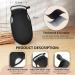 Exfoliating Body Scrubber Glove - 1 Pcs Korean Exfoliating Mitt Thickened Body Scrub Gloves Deep Exfoliating Mitt Body Exfoliator Glove Exfoliating Gloves for Shower (Black) - Buy Online on GoSupps.com