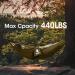 COVACURE Double Camping Hammock with Net - Lightweight & Portable for Outdoor, Hiking, Backpacking - Green - Buy Online on GoSupps.com